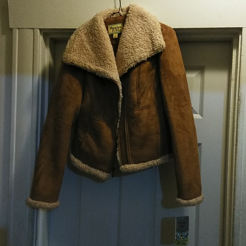 Faux fur coat